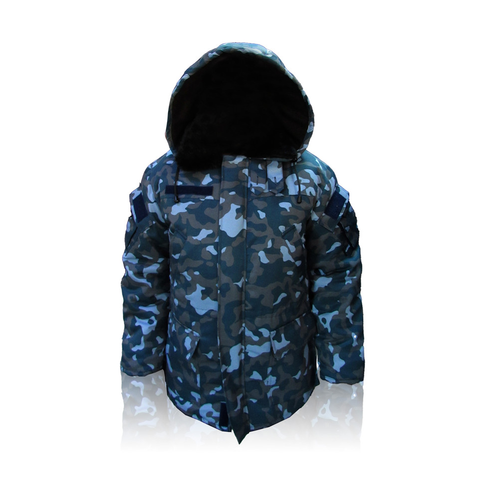 Jacket "Britanka" camouflage. "City" with fleece lining.