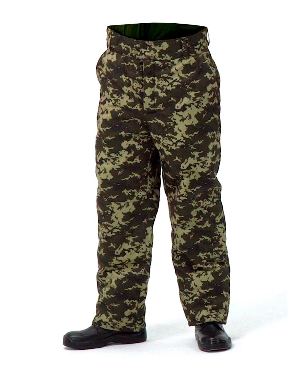 Warmed pants camouflage 