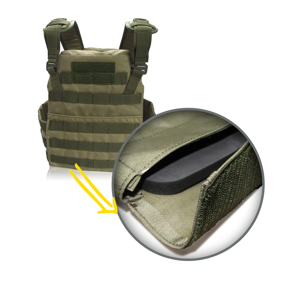 Vest-case (plytonoska) under body armor (coyote)
