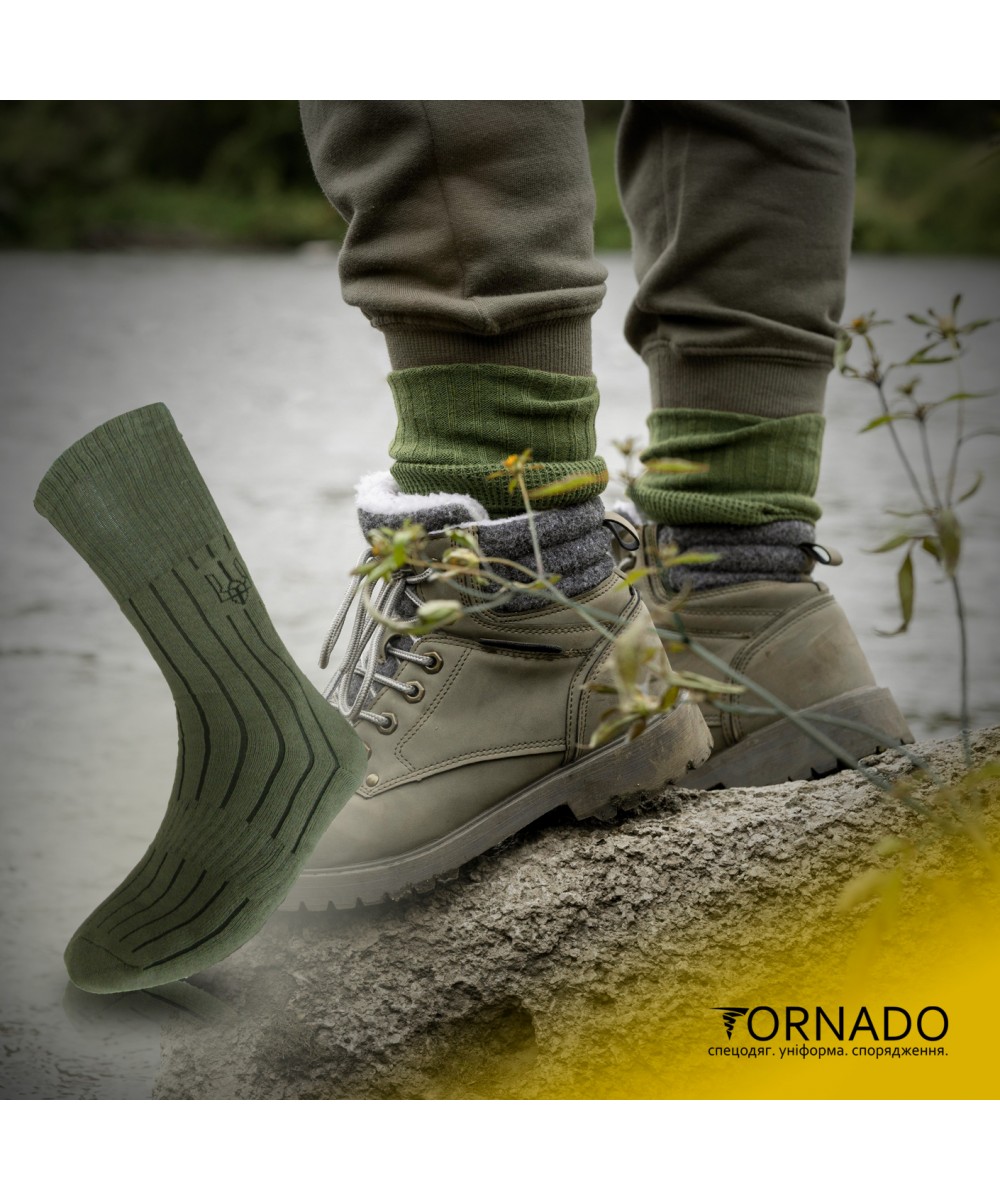 Trekking high socks (olive)