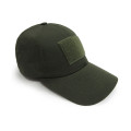 Baseball cap dark olive with Velcro over the head
