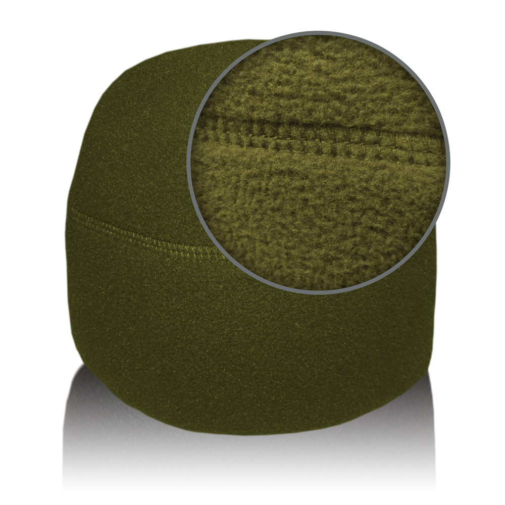 Khaki fleece hat