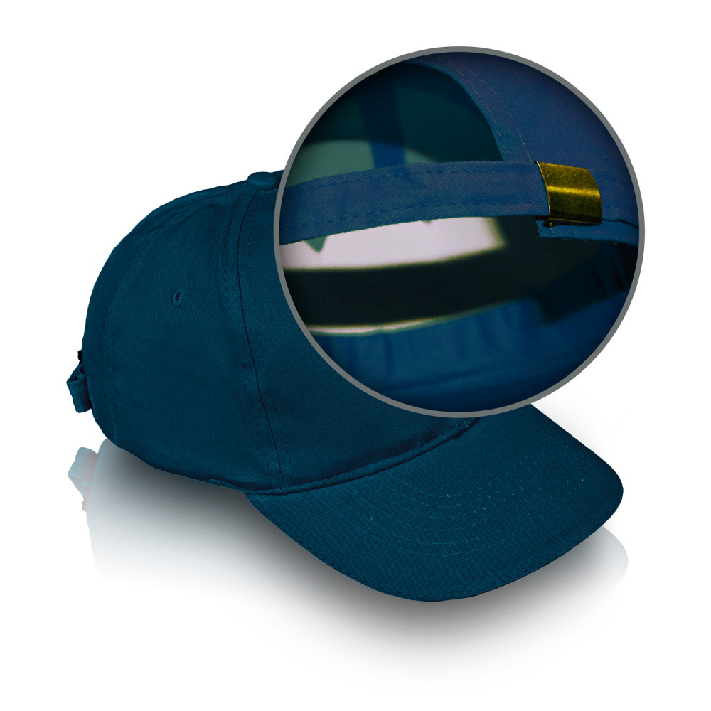 Baseball cap with edging blue (please check the price with managers)