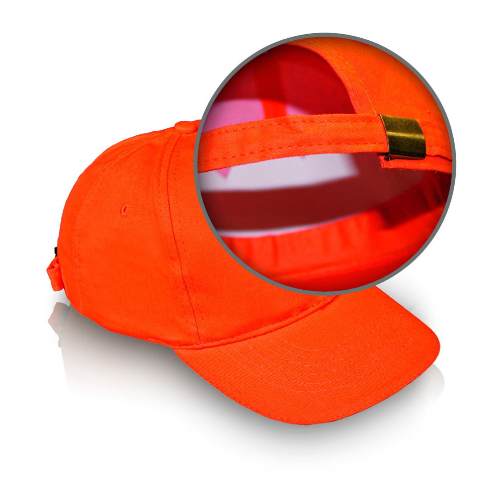 Baseball cap with edging red (please check the price with managers)
