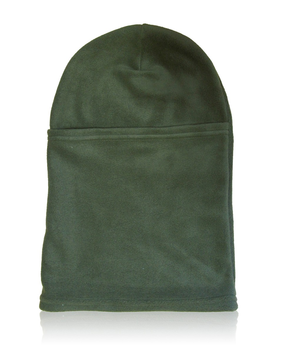 Fleece hat-mask (olive)