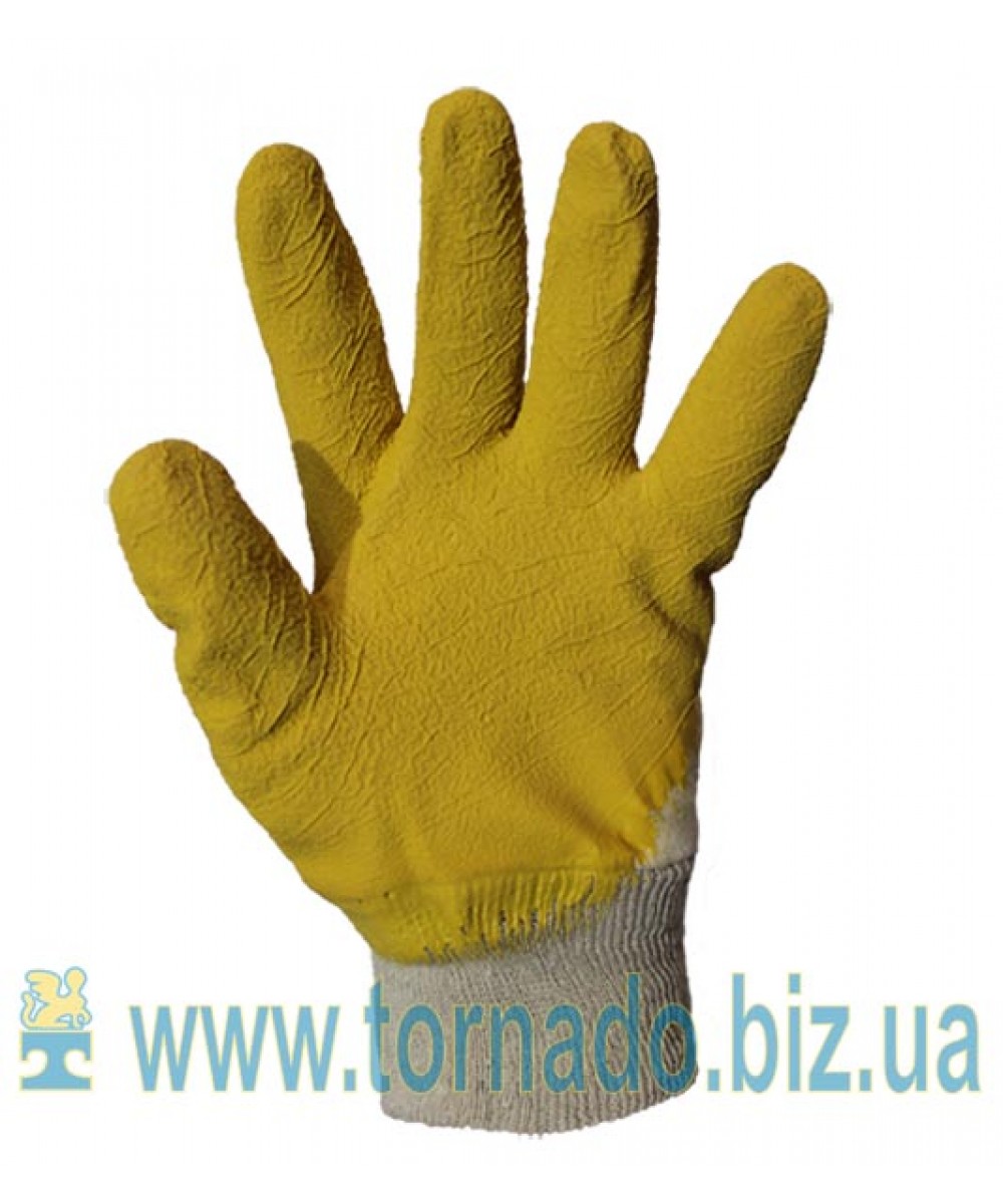 TWITE gloves with embossed latex