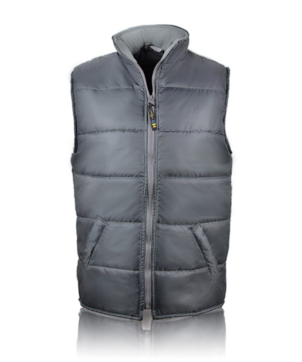 Insulated quilted vest t.gray