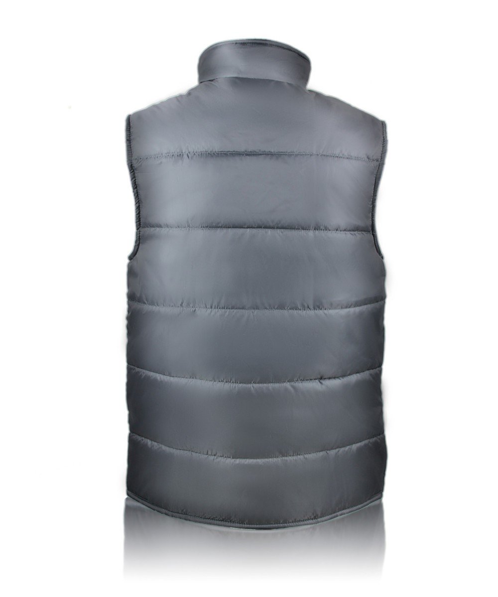 Insulated quilted vest t.gray